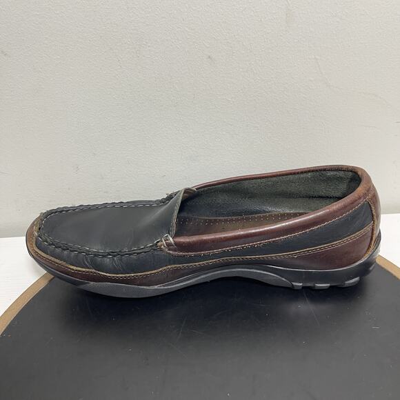 Allen Edmond Shoes Men 12 D Boulder Leather Slip On Loafers Comfort Driving - Picture 6 of 12